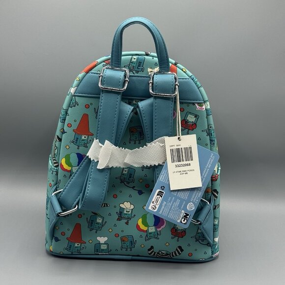 Loungefly Adventure Time BMO Poses Mini Backpack NEW - Picture 4 of 6